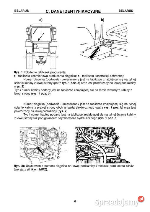 Instrukcja obsługi Belarus MTZ 1221 1221212213 Stalowa Wola sprzedam