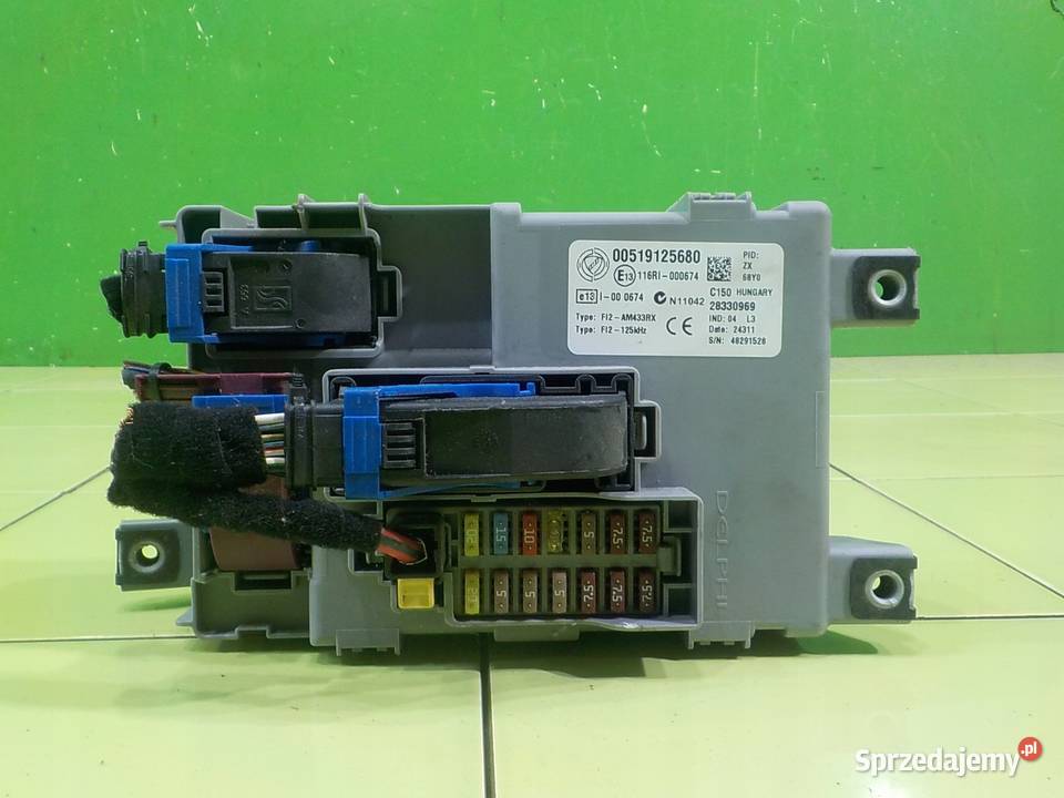 FIAT 500 09 B 12r skrzynka bezpiecznikow BSI Suków