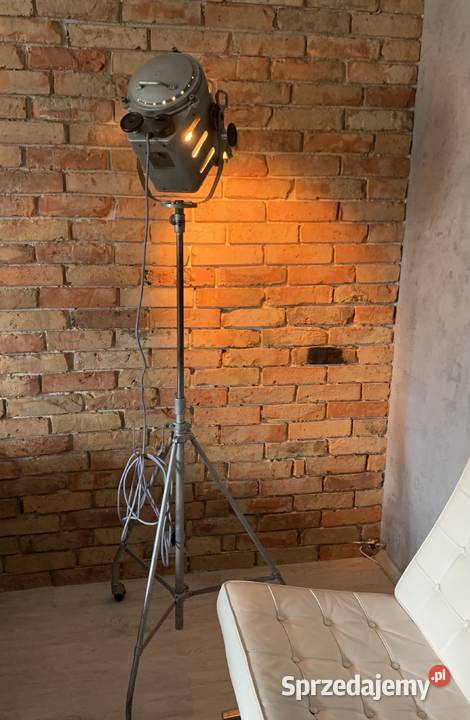 Oświetlenie teatralne PRL lampa Vintage loft