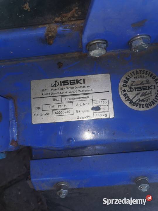 Traktorek iseki 2125 Łomża sprzedam