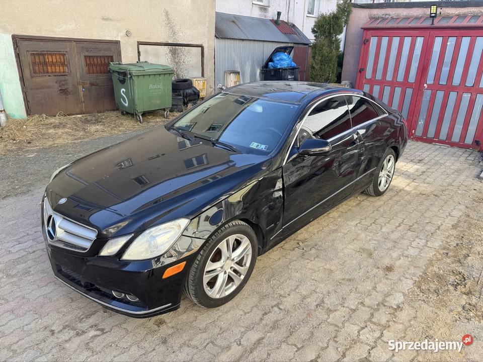 Mercedes E350 W207 benzyna szklany dach elektrycznie ustawiane fotele Konin sprzedam