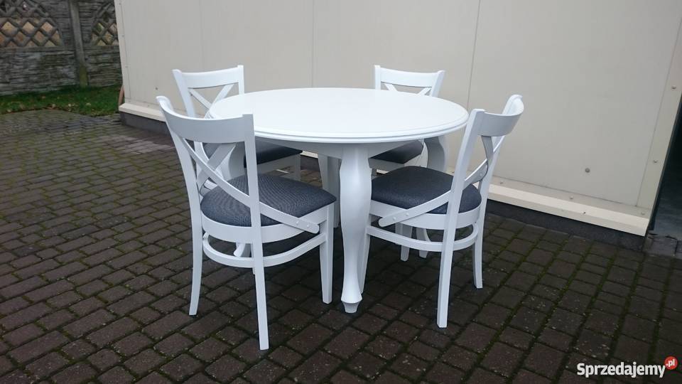 Krzesło do jadalni restauracji modne białe Wrocław sprzedam