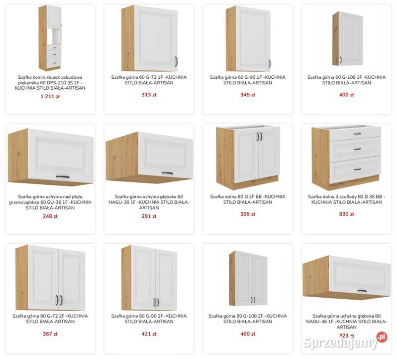 Meble kuchenne kuchnia do montażu fronty mat 275cm sprzedam