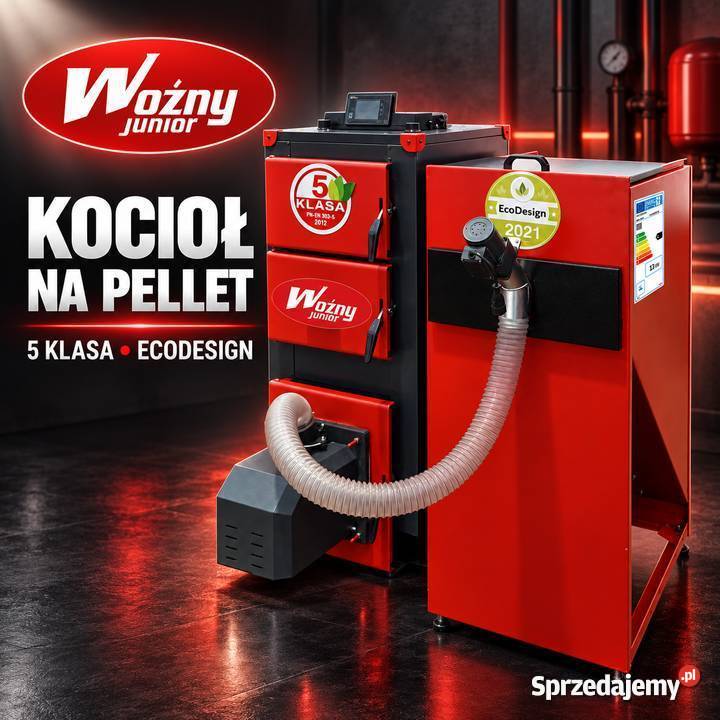 Kocioł piec co na pellet 18kW do 160m2 5 klasa Kotły i Piece CO małopolskie Ząb