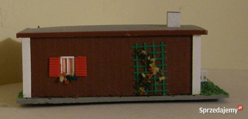 Domek na makietę 10 kolejka skala TT Modelarstwo Łódź sprzedam