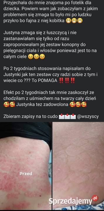 Leczniczy Krem do rąk hemp oil 75ml Mihi Dla kobiet Hajnówka sprzedam