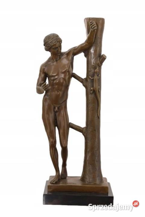 Apollo z Jaszczurką Figura Rzeźba z Brązu małopolskie Kraków