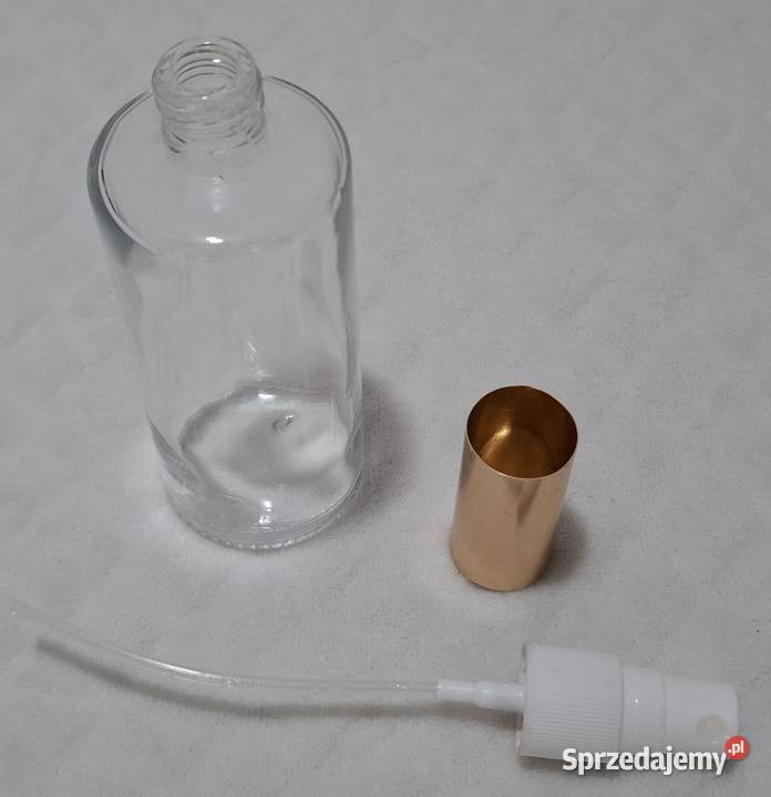 Buteleczka z atomizerem perfumach złota 100ml śląskie