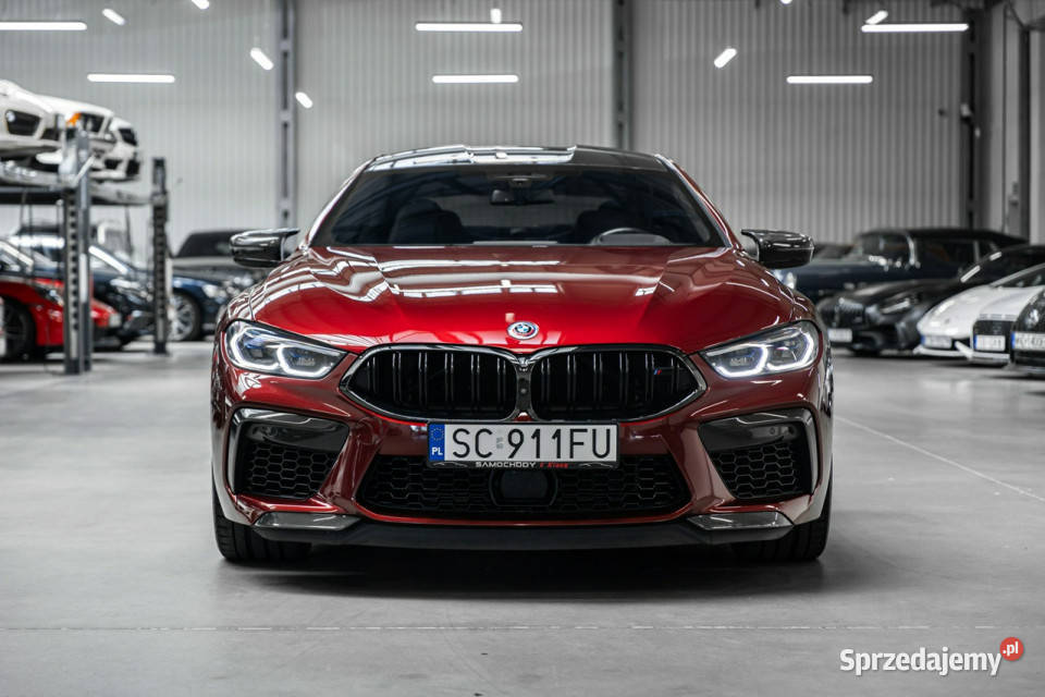 BMW M8 Competition Salon Polska Aventurine Red Węgrzce