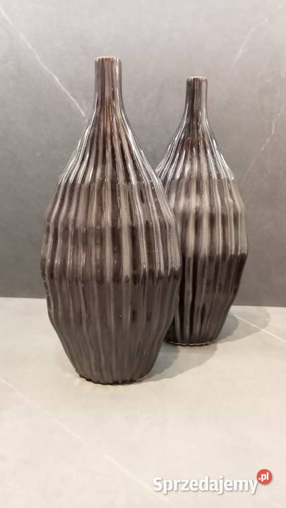 Wysoki WAZON ceramika brązowy wysoki 42 Lublin