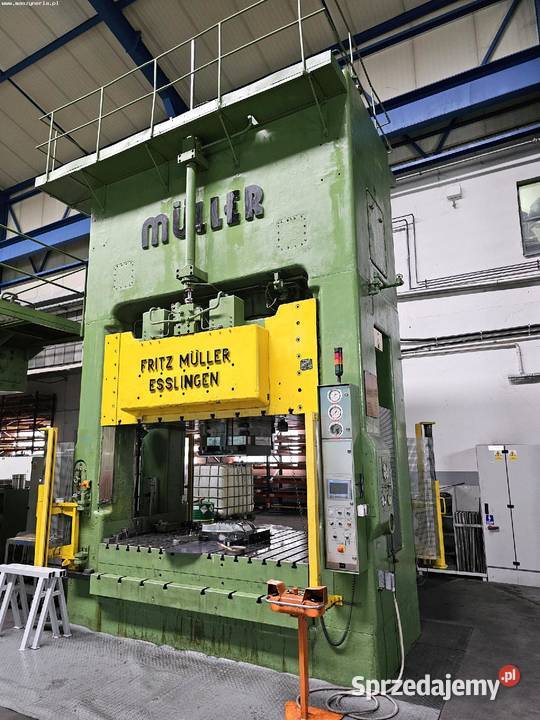 Prasa hydrauliczna FRITZ MUELLER ESSLINGEN ZE Jelenia Góra
