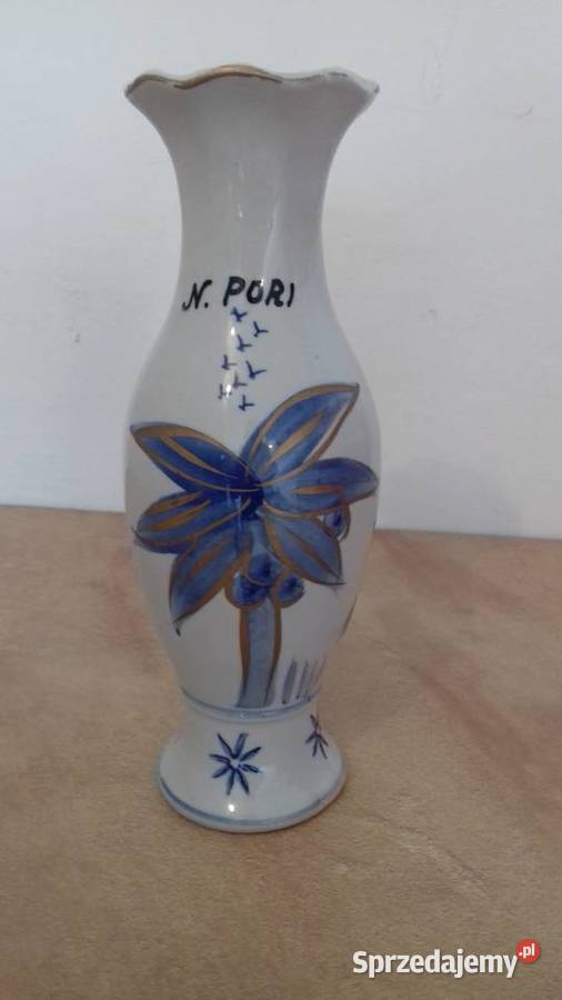 Wazonik ceramiczny z palmą sprzedam Kraków