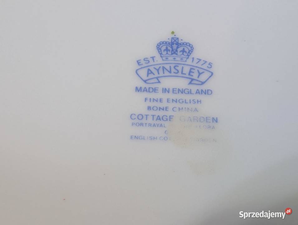 PATERA PODŁÓŻNA NA STÓŁ Porcelana Aynsley Garden Piła sprzedam