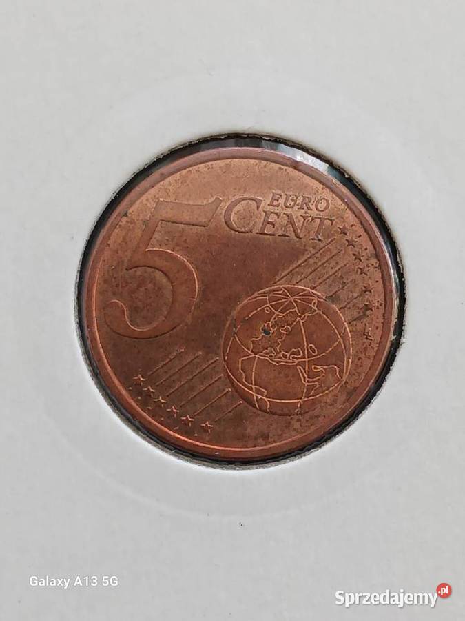 5 Eurocentów Hiszpania 2017 r wielkopolskie Konin sprzedam