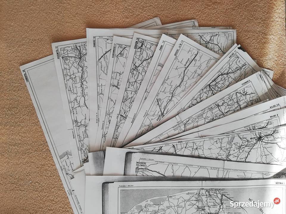 Atlas samochodowy Polski z 1938 roku ksero Rok wydania 1939