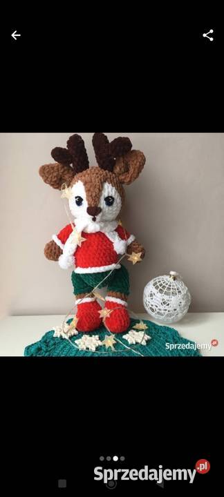 Jelonek na szydełku handmade Ruda Śląska