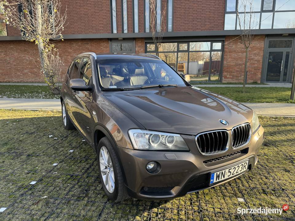 BMW X3 F25 xDrive20d 8HP Sport Brązowa skóra Hak Warszawa