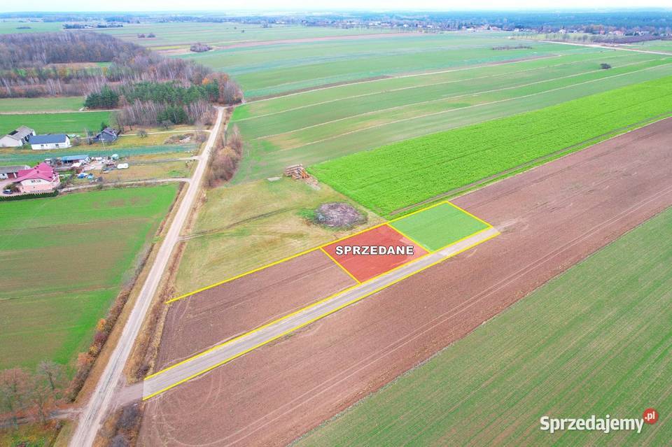 Spokojna okolica świetna działka w Lipie 896m2 Pułtusk