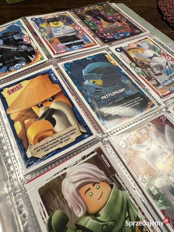 Komplet 302 Kart LEGO Ninjago Wszystkie Serie Pozostałe Oleśnica sprzedam
