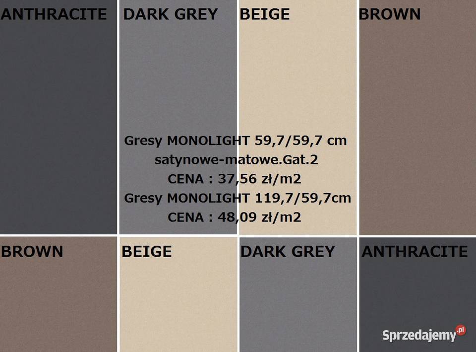 gres 5971197 597597 monolight rektyfikowany Gorzów Wielkopolski
