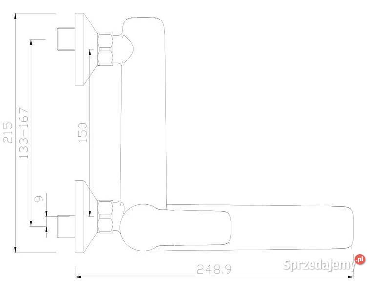 Bateria z ruchomą składaną wylewką WYSYŁKA Wiśniowa Góra