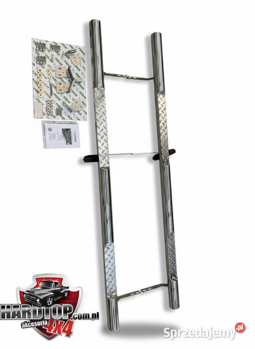 Stopnie Boczne Orurowanie chrom wyżłobienie Progi Pasłęk