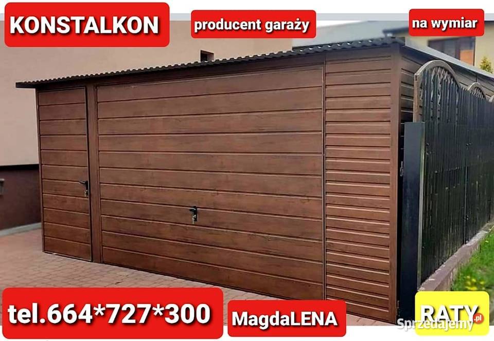 Promocja Garaż blaszany Garaże MOCNE Kraj SZYBKO Rzeszów