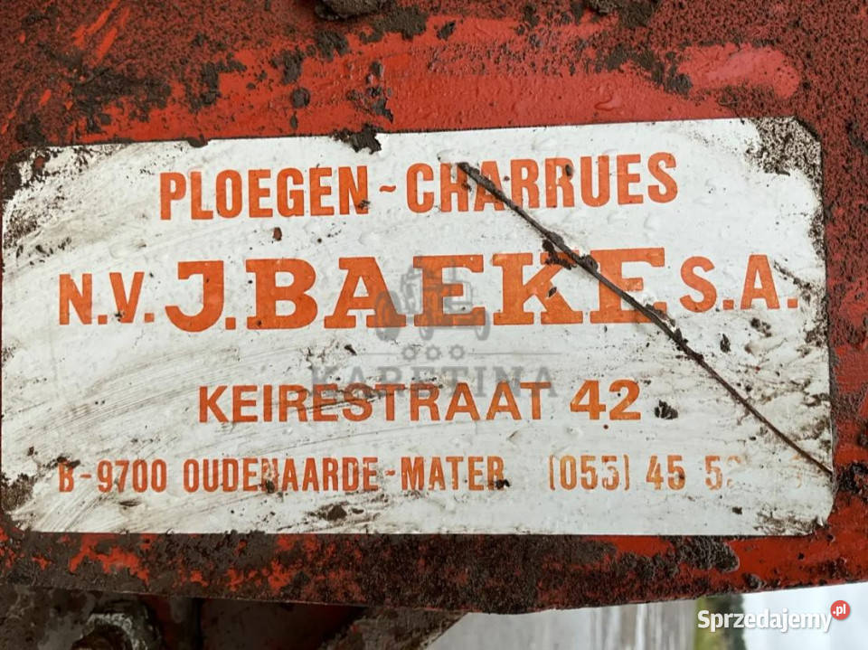 Plug obrotowy 4 skibowy Kverneland Kuhn J BAEKE Jastrzębniki sprzedam