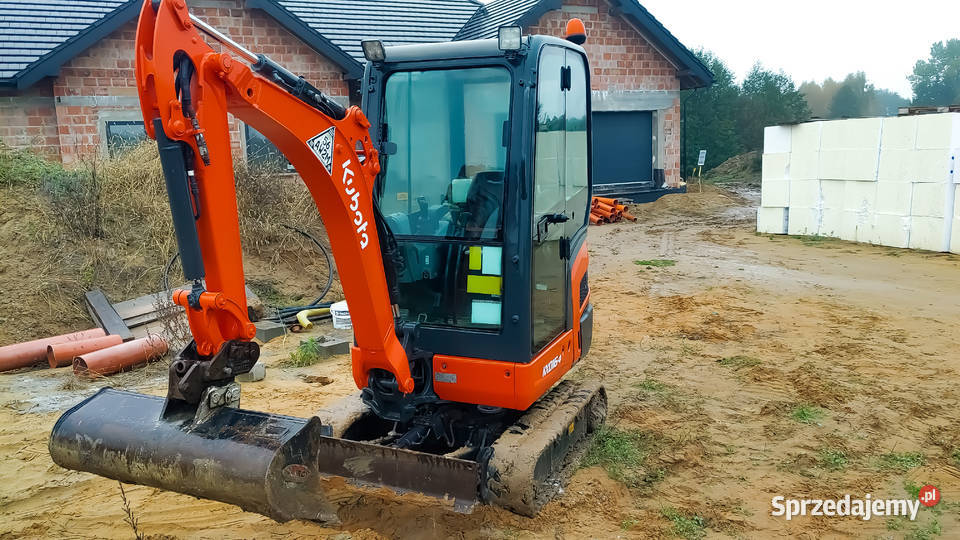 Kubota KX0164 minikoparka 2019 r 1902 mtg Rok produkcji 2019 Piotrków Trybunalski