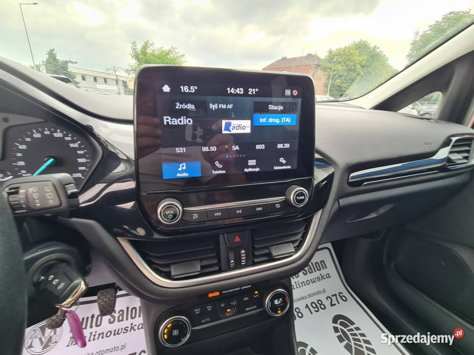 Ford Fiesta 15 TDCi Klimatronik PDC Sensory Led wiśniowy