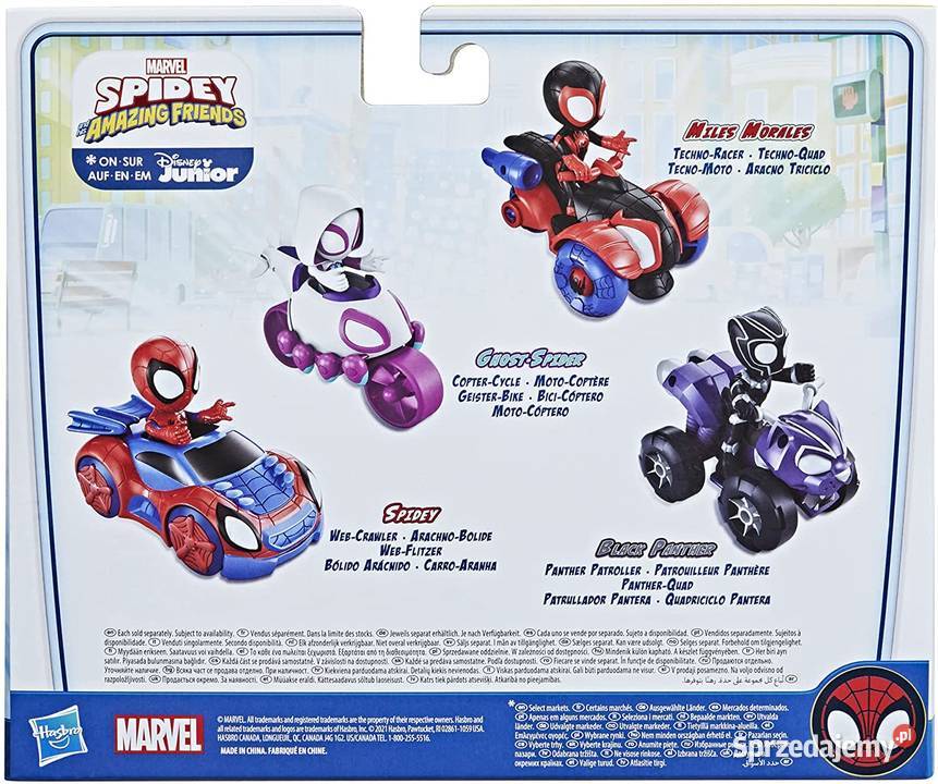 Spiderman Figurka Autko Pojazd Spidey i Jego Mogilany