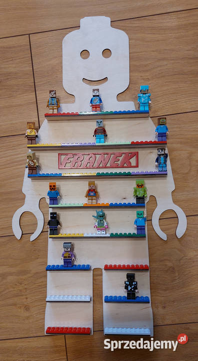 Półka na ludziki z Lego z dowolnym imieniem XL Siedlce