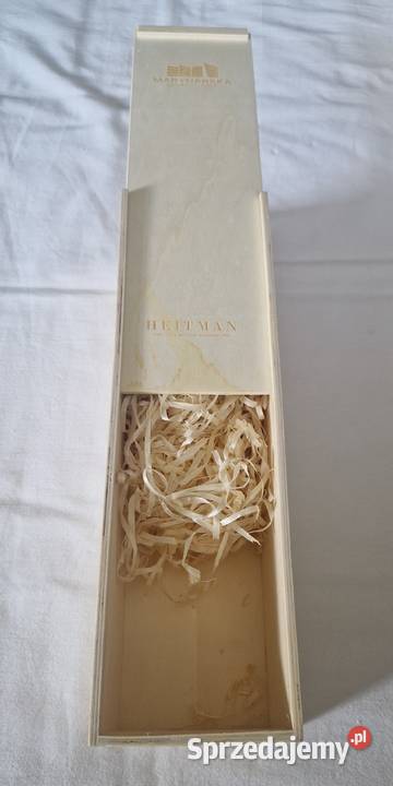 Drewniana skrzynkapudełko na alkohol Warszawa