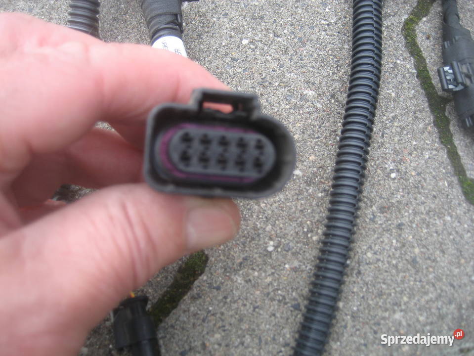 vw touran 5ta 15 23r instalacja zderzaka tył osobowe wielkopolskie Rakoniewice