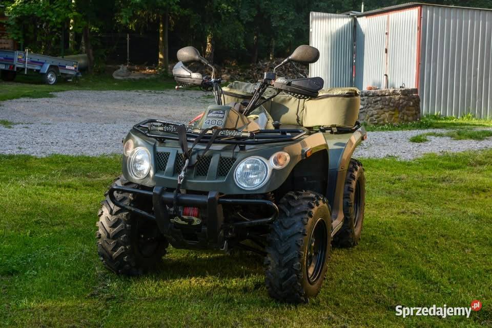 Quad ATV Arctic Cat 400 4x4 doinwestowany Pisarowce