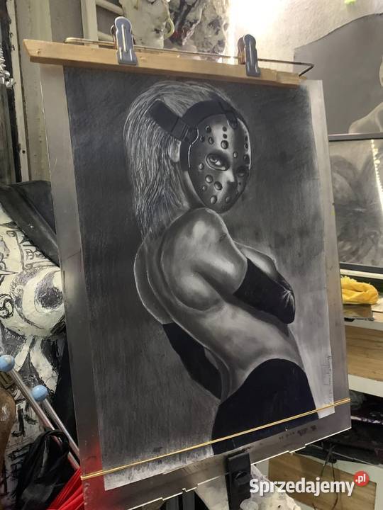 obraz handmade piątek 13tego Obrazki i obrazy Pruszków