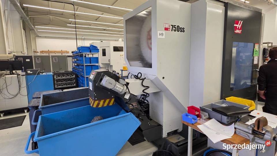 HAAS UMC750SS 2016 5osiowe centrum CNC 40 Chybie