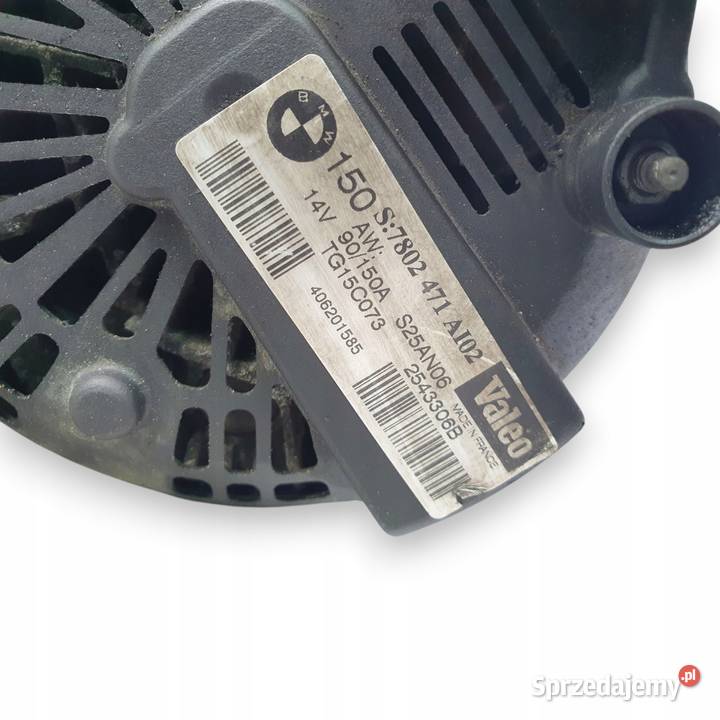 ALTERNATOR BMW 5 E60 3 E90 X3 E83 20d 150A Valeo Układ elektryczny silnika Chełm