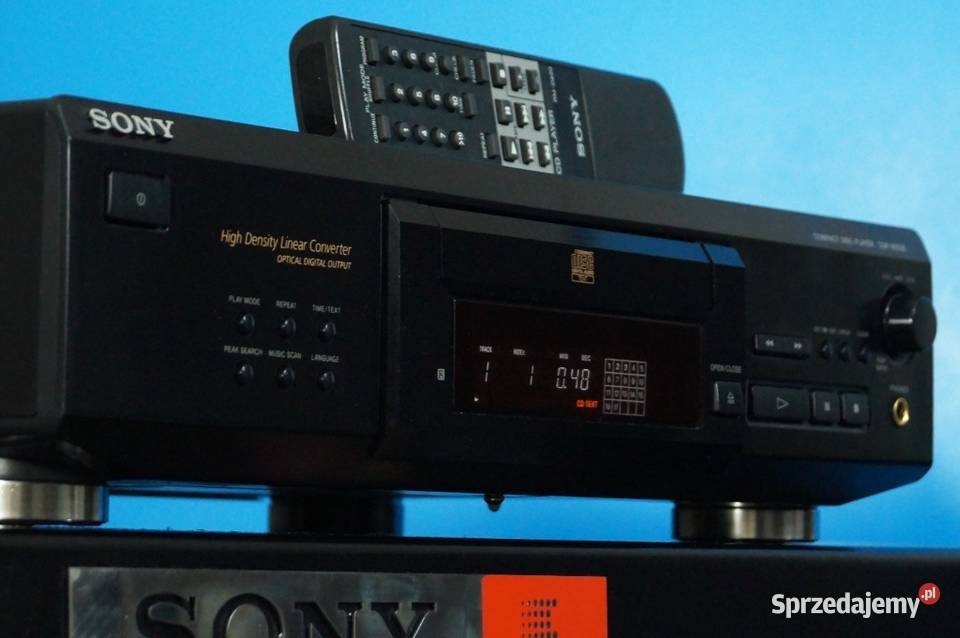 ODTWARZACZ PŁYT CD SONY CDP-XE530 CD TEXT Z PILOTEM ZADBANY GWARANCJA