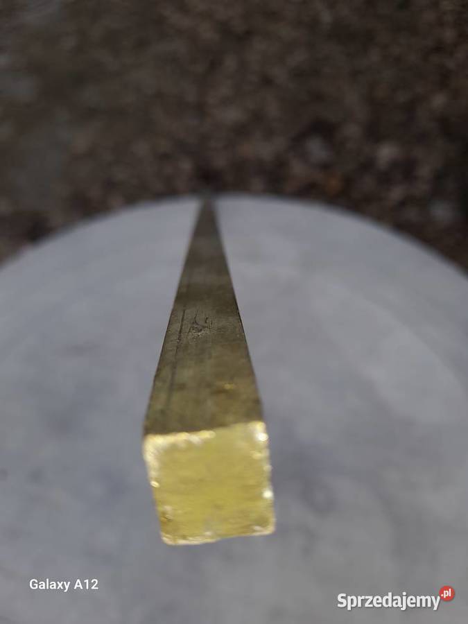 Pręt mosiężny kwadrat 12x12x1800 mm mazowieckie Warszawa