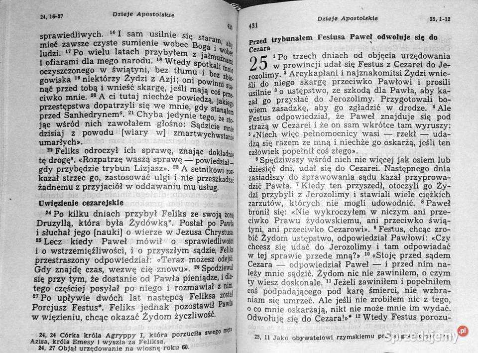 Pismo Święte Nowego Testamentu red Władysław lubelskie