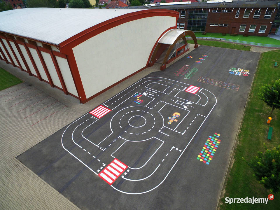 Miasteczko rowerowe BIG1 15x20m w obrysie śląskie