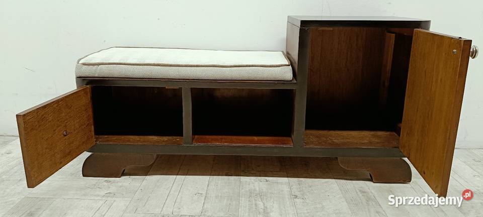 stara szafka na buty drewniana siedzisko pufa do Meble Radomsko