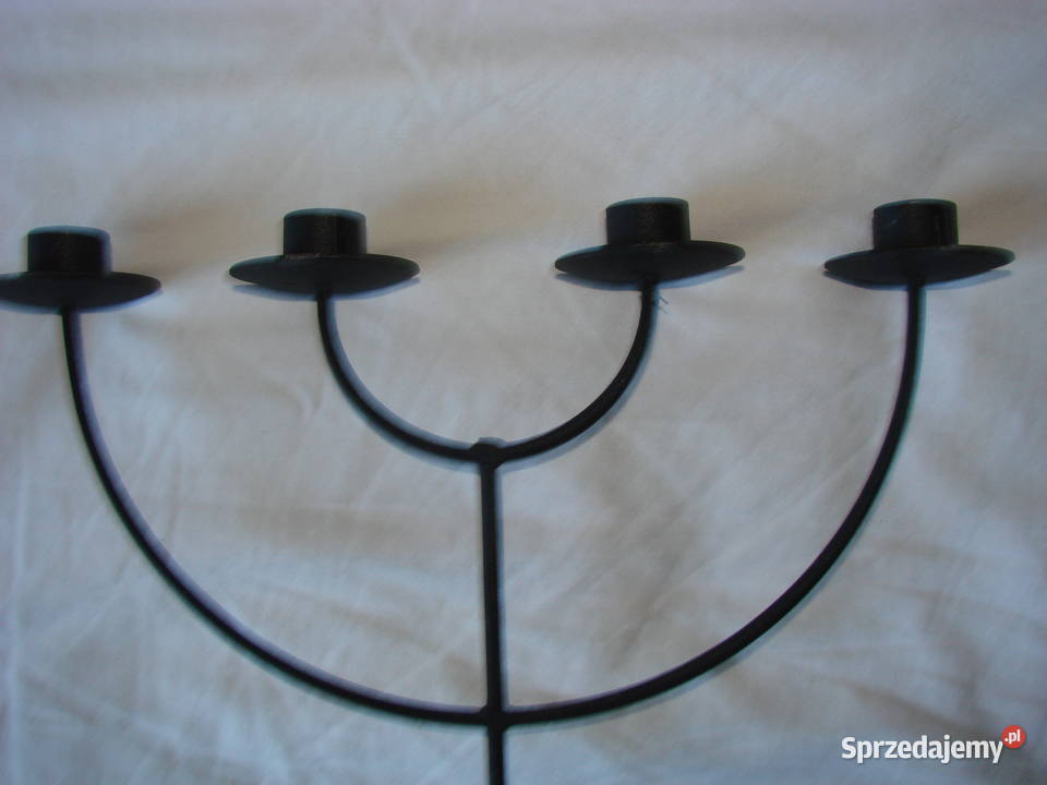 metalowy świecznik Pruszcz Gdański