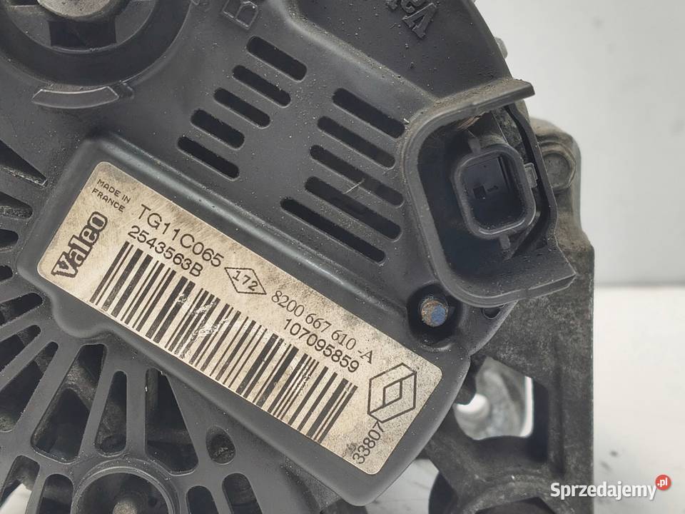 ALTERNATOR Renault Scenic II Megane II Laguna 19 Układ elektryczny silnika Chełm sprzedam