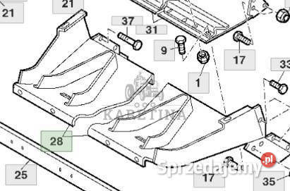 John Deere 9780CTS 9780HM 9780 CTS Blacha Pozostałe Jastrzębniki