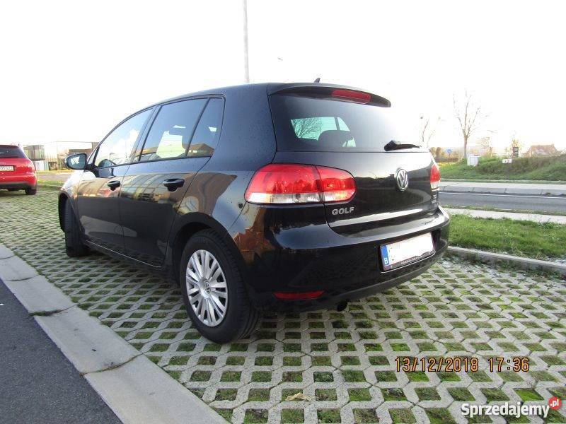 Czarny vw golf 6 z Belgii 2011 185 jeden gniazdo AUX Mszana Dolna