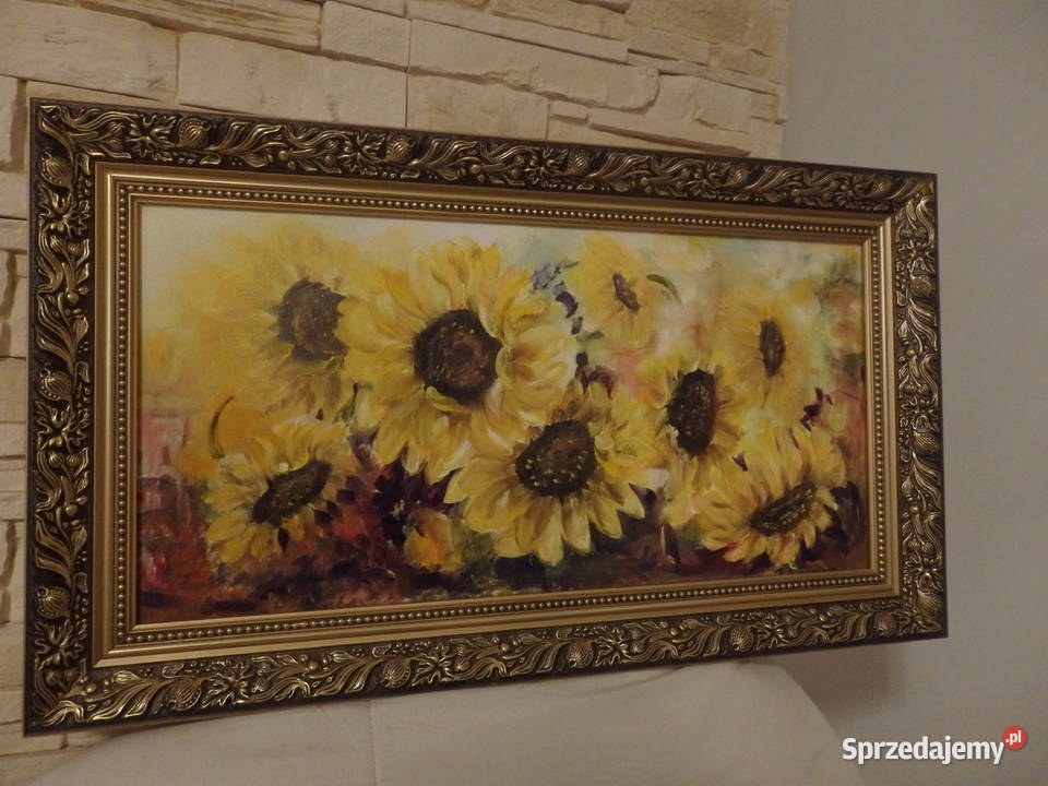 obraz olejny SŁONECZNY DZIEŃ sprzedam