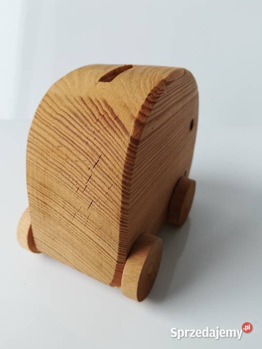 drewniana skarbonka słoń sprzedam
