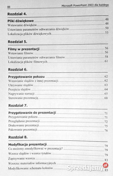 Microsoft PowerPoint 2003 każdego Teresa Górny Chełm